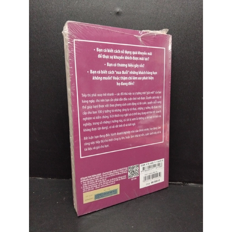 100 ý tưởng tiếp thị tuyệt hay Jim Blythe mới 80% ố vàng HCM.ASB1809 917293