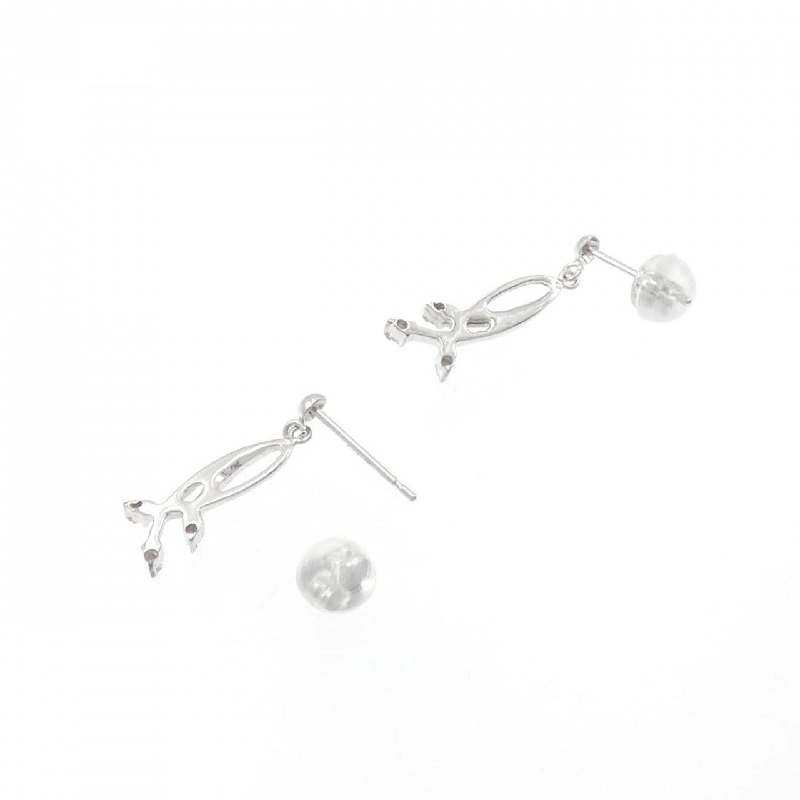 K18WG Bông tai kim cương 0.04CT - Hàng hiệu Chính hãng 872228