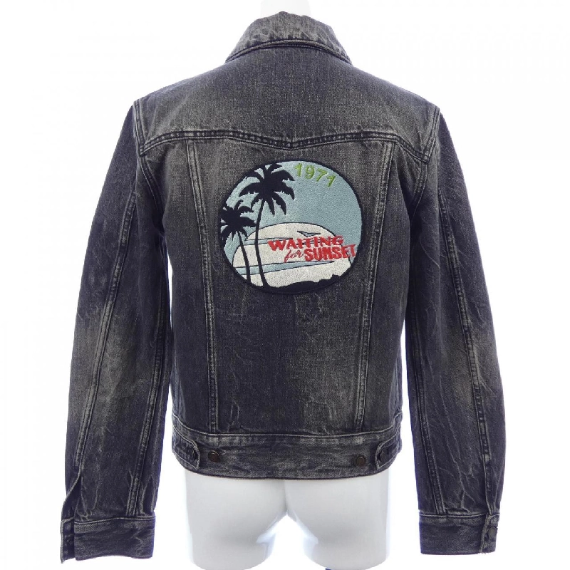 Áo khoác denim SAINT LAURENT 505820 YD805 - Hàng hiệu Chính hãng 887305