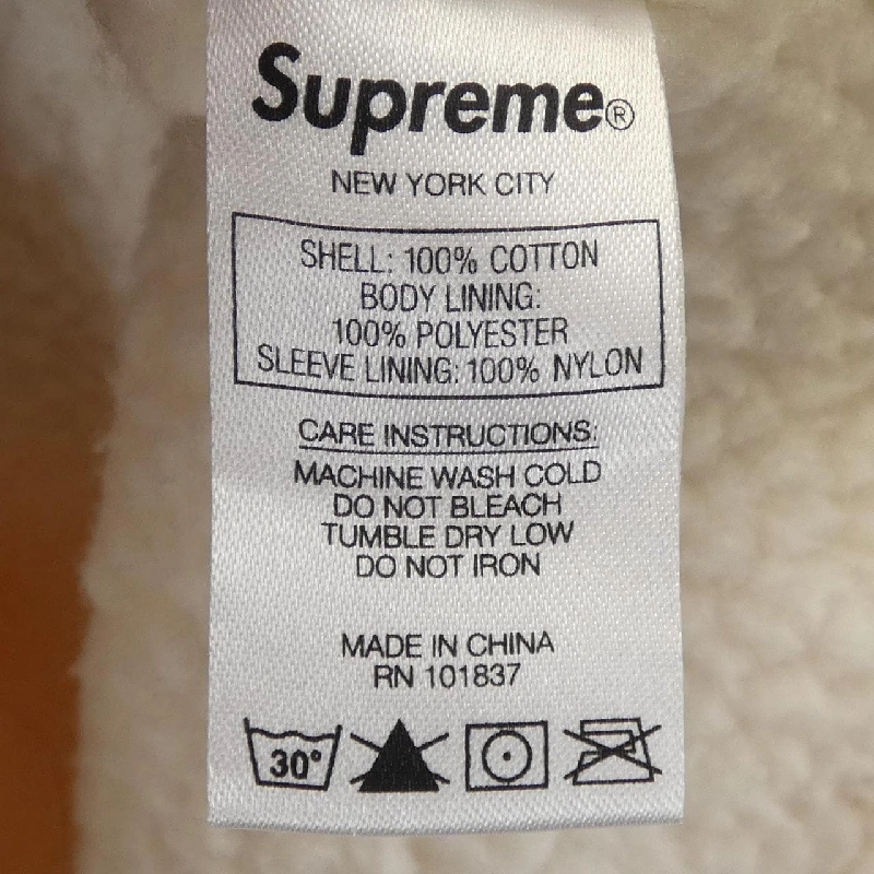 Áo sơ mi denim lót Sherpa SUPREME - Hàng hiệu Authentic 893322