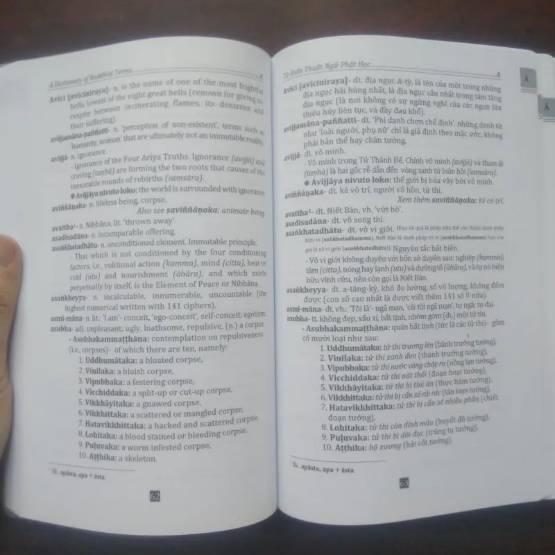 [Sách Phật Giáo] Từ Điển Thuật Ngữ Phật Học Pali Anh Việt (Tỳ Kheo Đức Hiền) 907578
