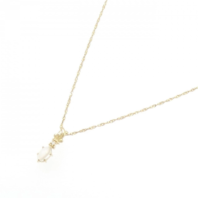 K18YG Dây chuyền đá mặt trăng - Hàng hiệu Authentic 857846