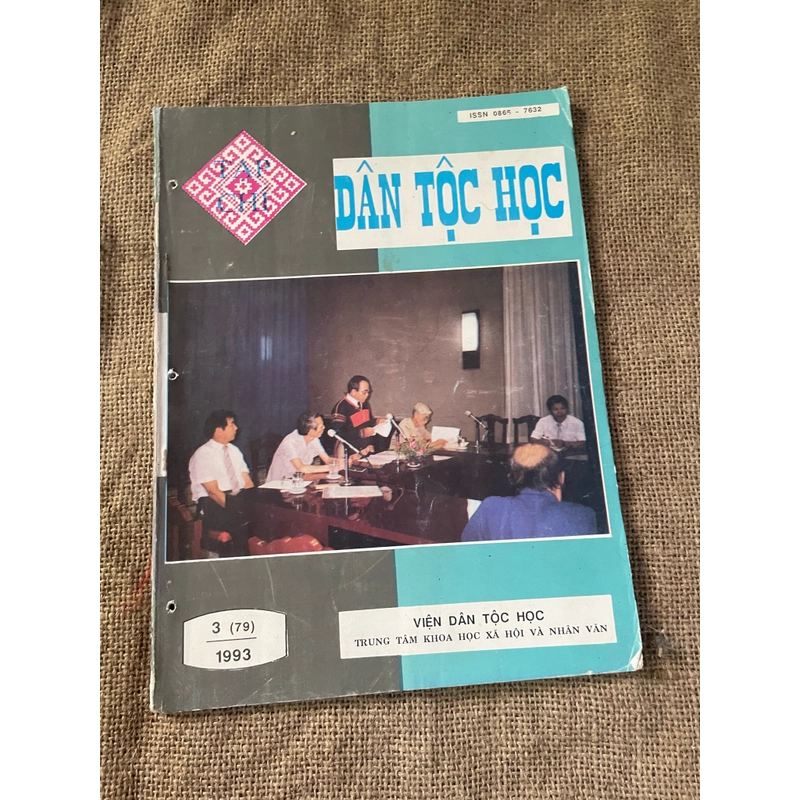 Tạp chí Dân tộc học / 3.1993. Khổ lớn 448554