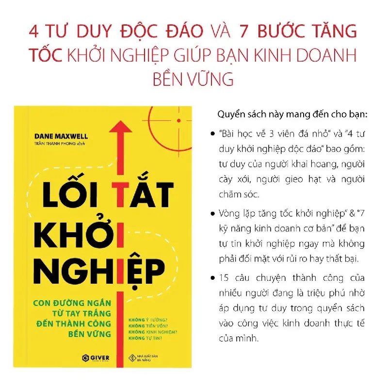 Lối Tắt Khởi Nghiệp - TRẦN THANH PHONG - GIVER BOOKS - MARKETING KINH DOANH 595452