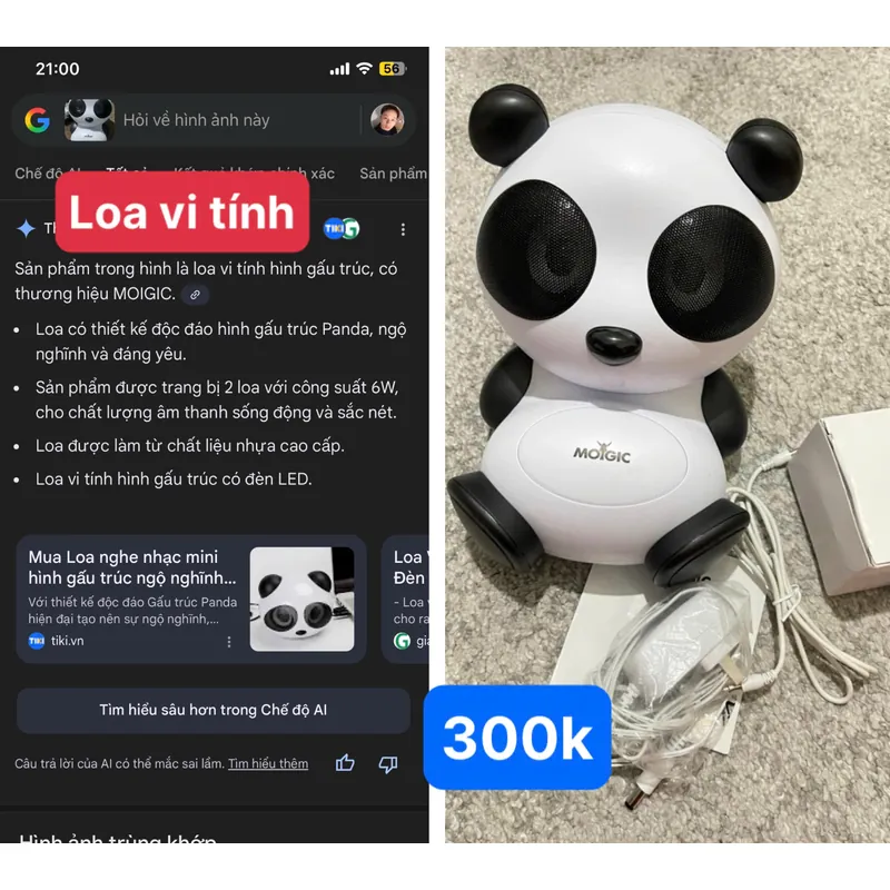 Loa vi tính gấu trúc 716908