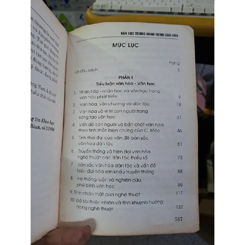Văn học trong hành trình văn hóa mới 70% mất bìa ố Trường Lưu 1999 VĂN HỌC HCM1709 559872