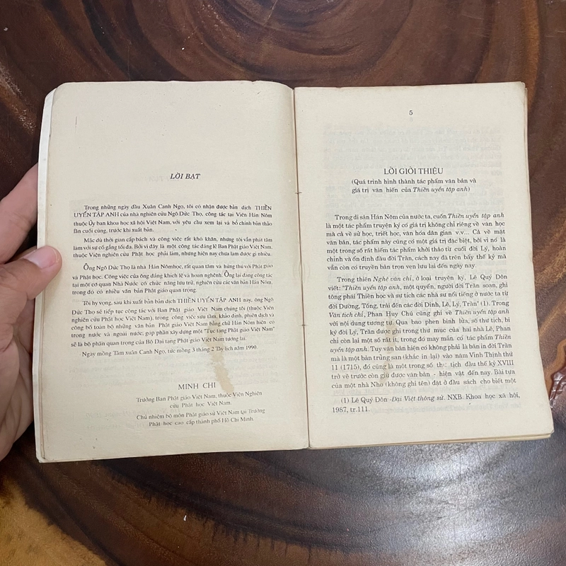 II Tựa sách: Thiền Uyển Tâm Anh (Anh Tú Vườn Thiền) - Ngô Đức Thọ - 1990 446120