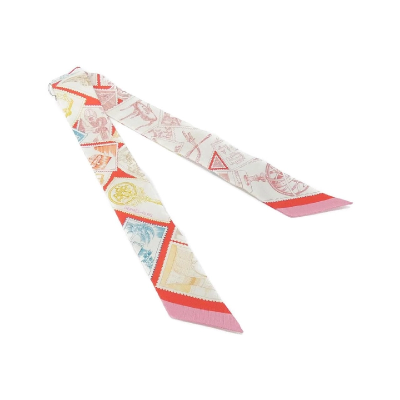 【Sản phẩm chưa sử dụng】Hermès LA PHILATELISTE DU FAUBOURG Twilly 064205S khăn quàng 624234