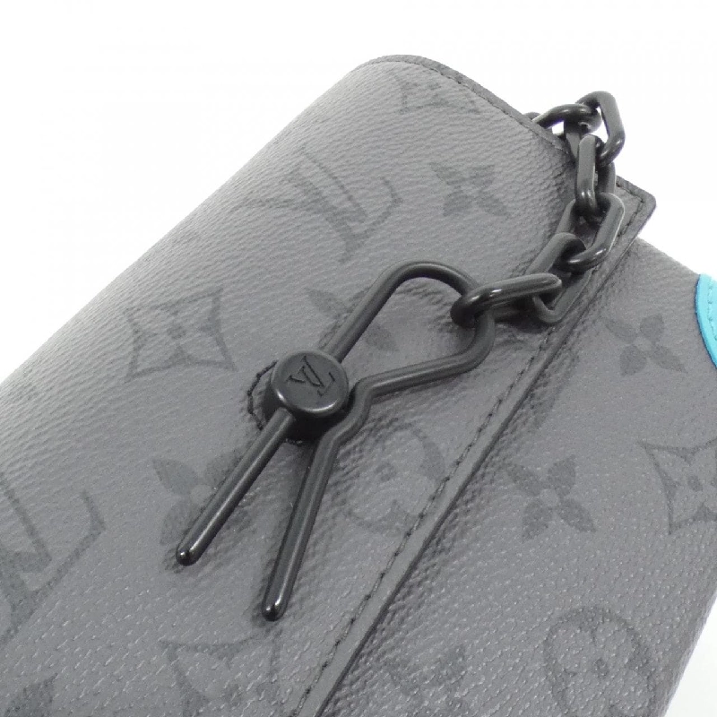 Túi đeo vai Louis Vuitton Monogram Eclipse Reverse Steamer Wallet M11496 612260