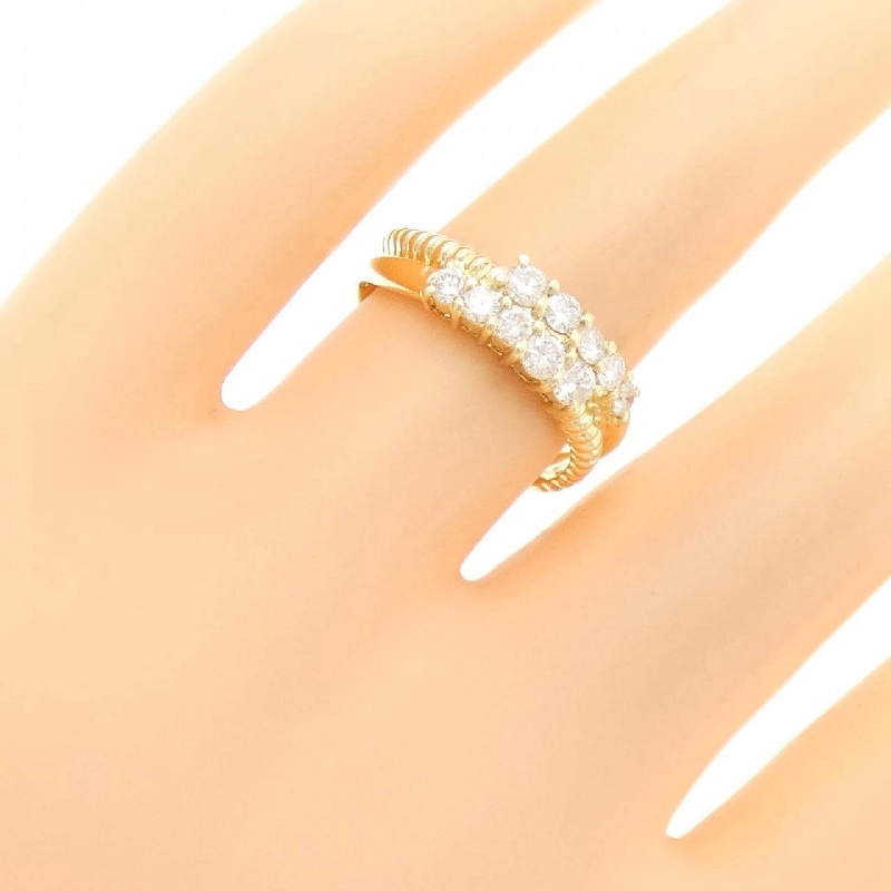 Nhẫn kim cương K18YG 0.50CT 669489