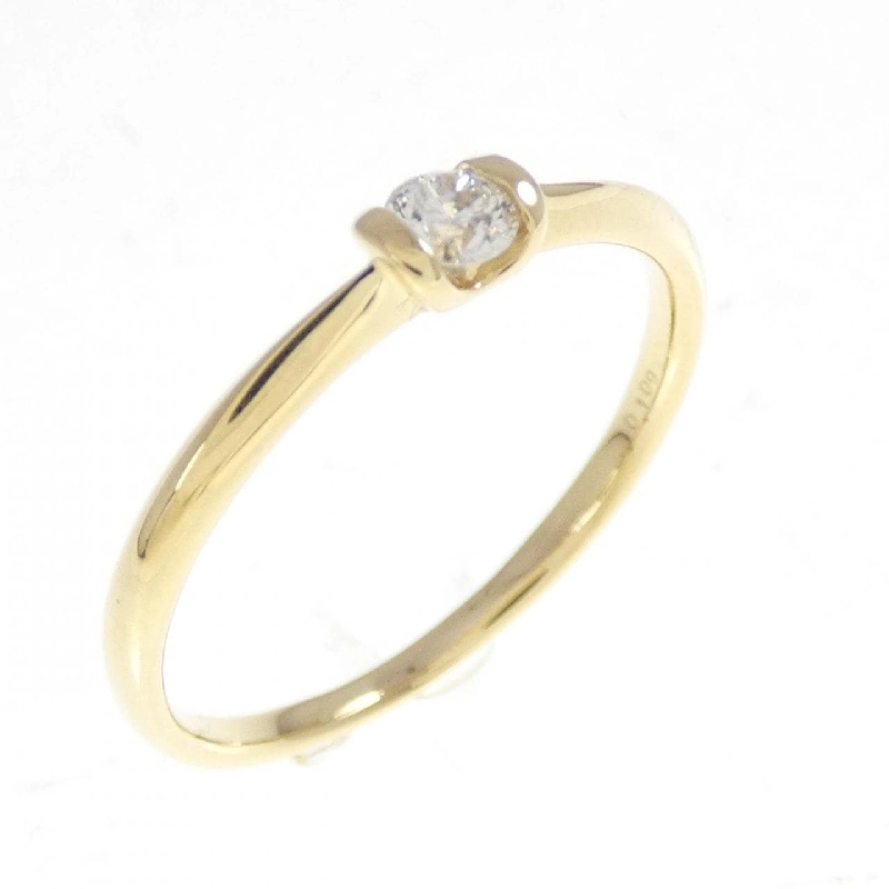 Nhẫn kim cương K18YG 0.109CT - Hàng hiệu Authentic 853077