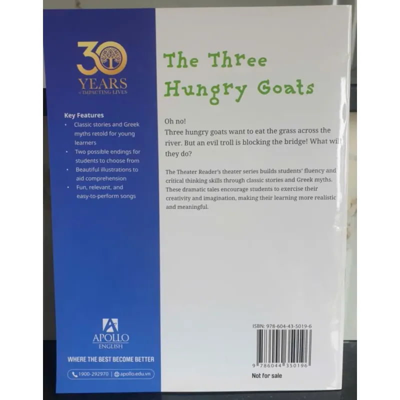 Sách tiếng Anh cho trẻ em - The Three Hungry Goats g 1009024