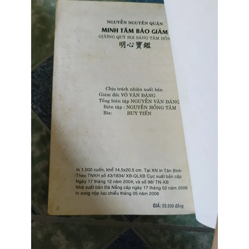 Minh tâm bảo giám - Nguyễn Nguyên Quân 748821