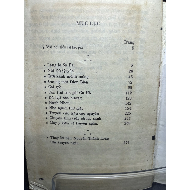 Truyện ngắn chọn lọc Nguyễn Thành Long 1994 mới 50% ố vàng rách bìa HPB0906 SÁCH VĂN HỌC 160235