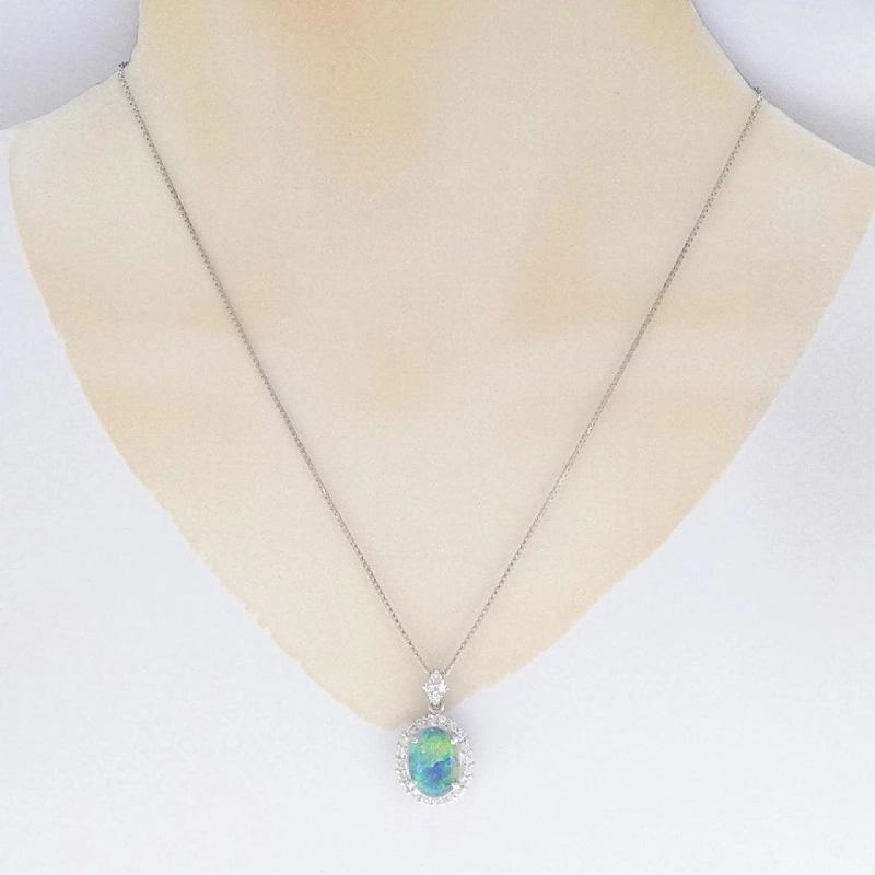 Dây chuyền Black Opal PT900/PT850 2.97CT - Hàng hiệu Chính hãng 865758