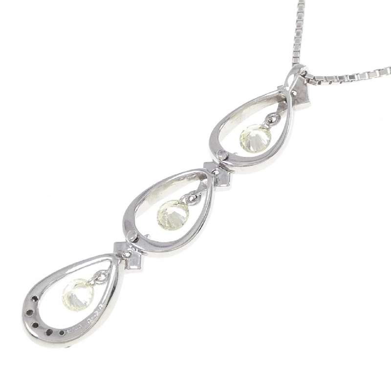 K18WG Dây chuyền kim cương 0.70CT - Hàng hiệu Chính hãng 860736