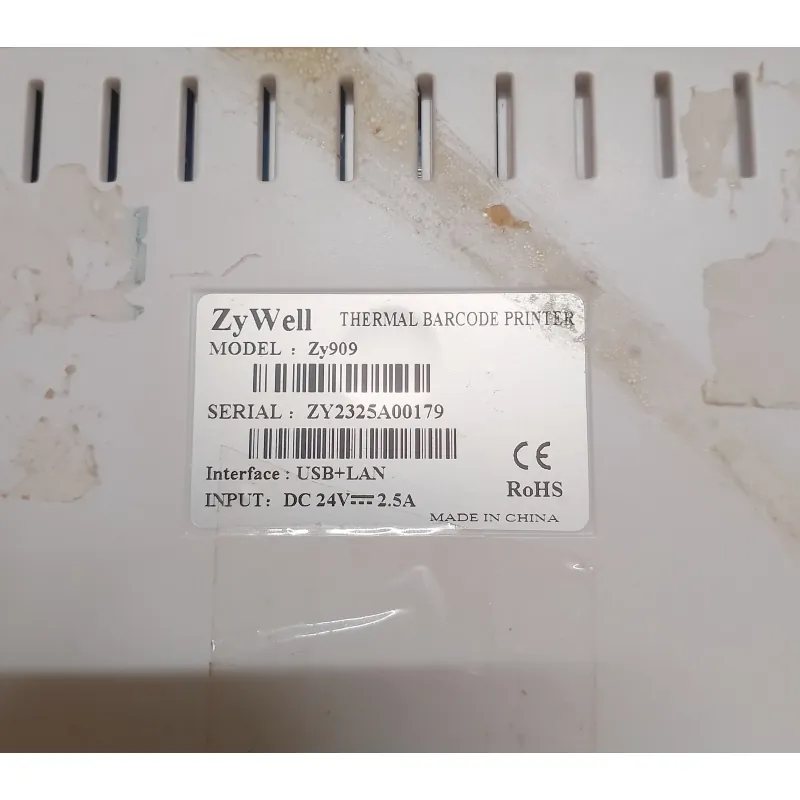 Máy in hóa đơn ZYWELL Zy909 màu trắng Còn Mới 90% 763251