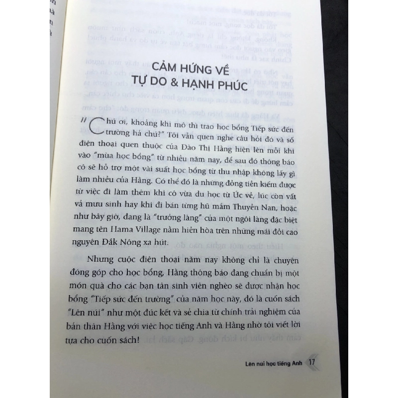 Lên núi học tiếng Anh Muốn nhanh thì phải từ từ 2020 mới 85% bẩn nhẹ Đào Thị Hằng HPB1308 KỸ NĂNG 916559