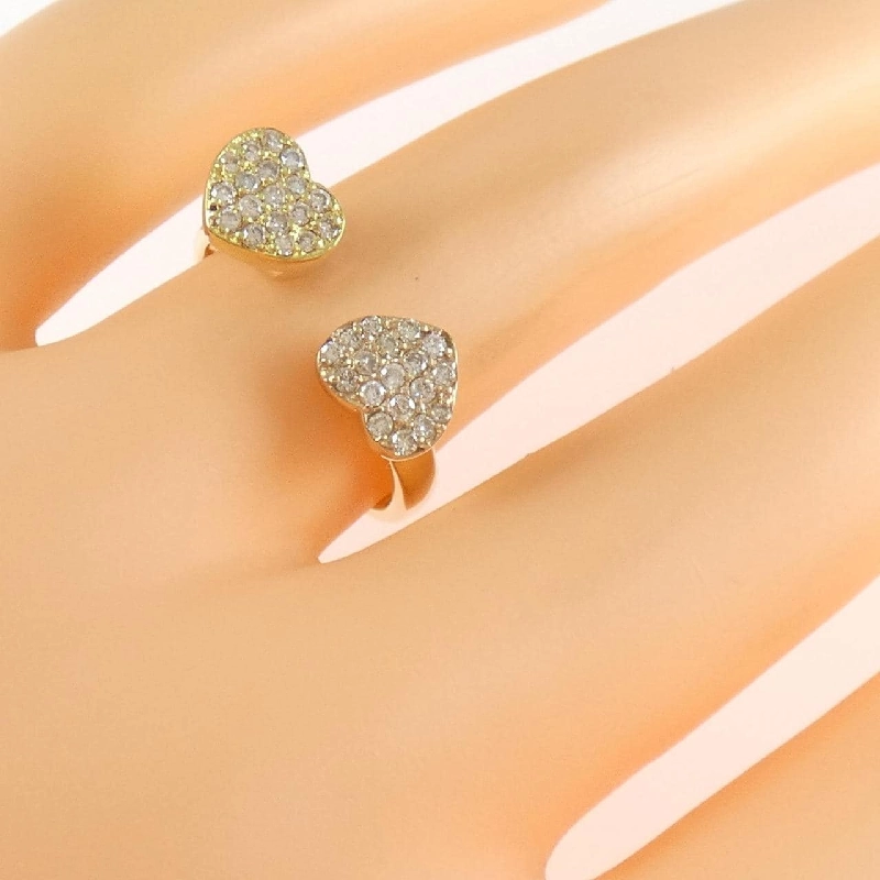 Nhẫn kim cương hình trái tim K18YG/K18PG 0.30CT - Hàng hiệu Chính hãng 854920