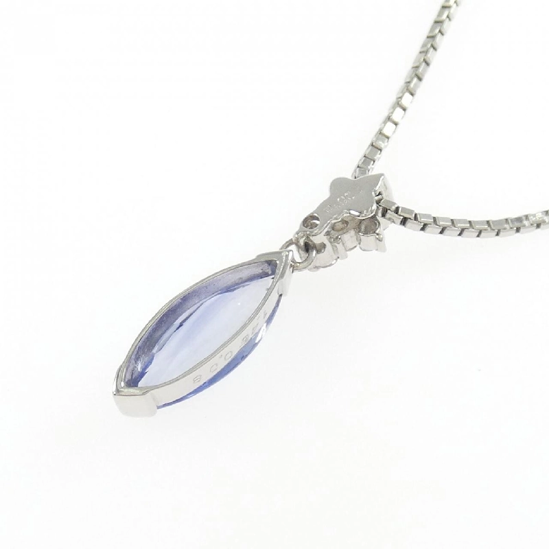 Dây chuyền hoa sapphire PT900/PT850 1.46CT - Hàng hiệu Authentic 864252