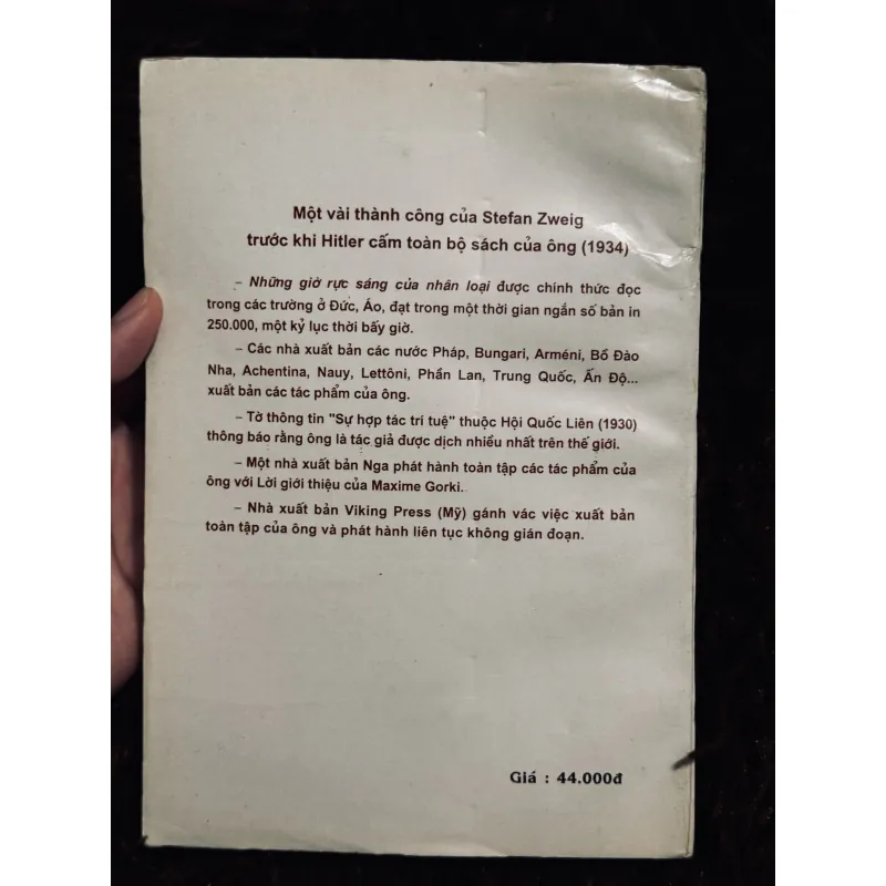 Thế giới những ngày qua + kỳ thủ - Stefan Zweig 1003406