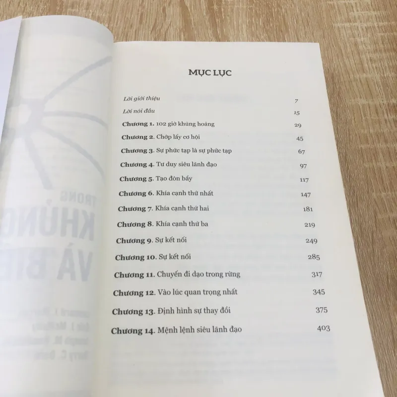 THUẬT LÃNH ĐẠO TRONG KHỦNG HOẢNG VÀ BIẾN ĐỘNG 996139