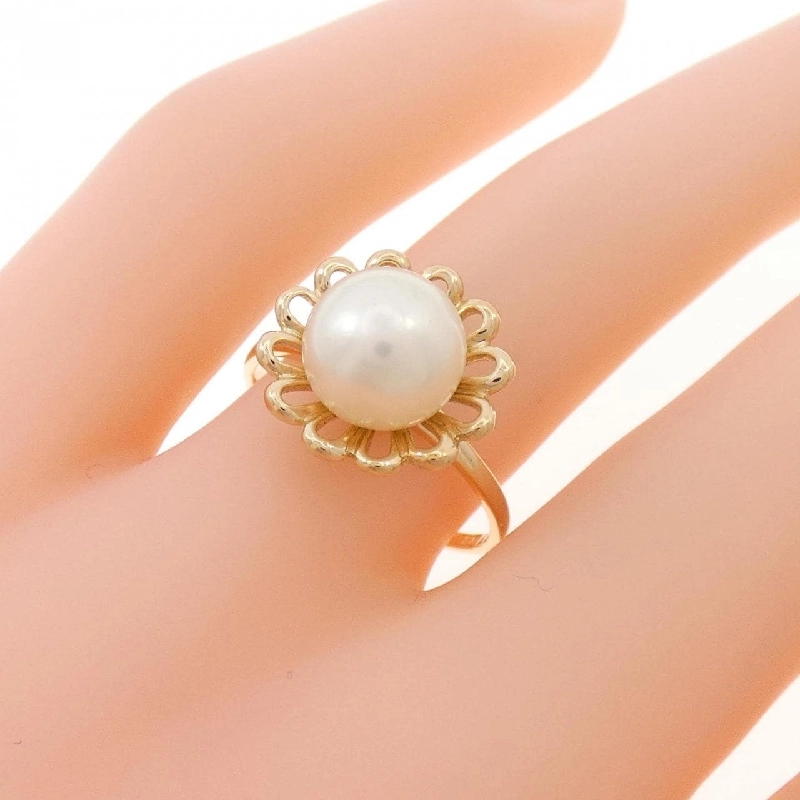 Nhẫn ngọc trai Akoya K18YG 8.2mm - Hàng hiệu Chính hãng 849962