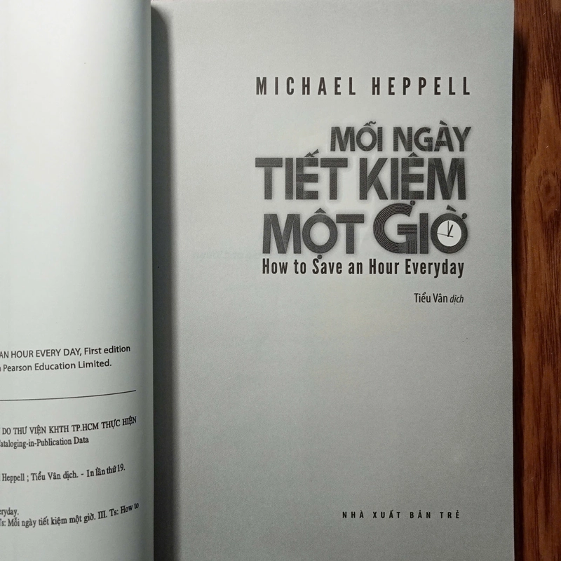 (Mới 90%) Sách Mỗi Ngày Tiết Kiệm Một Giờ - Tác giả Michael Heppell 272771