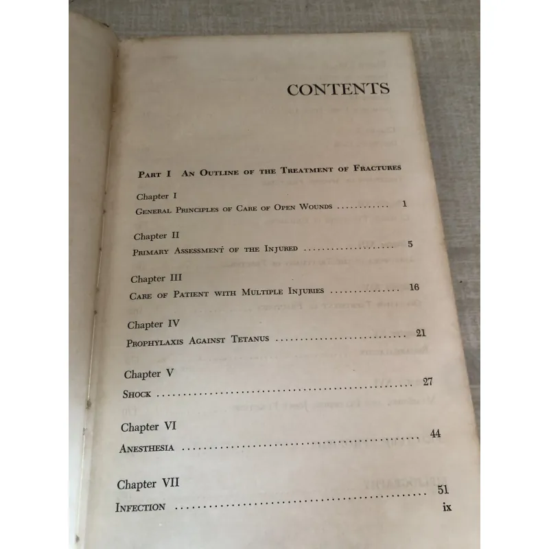 The Manegement of Fractures and Soft Tissue Injuries 1007174