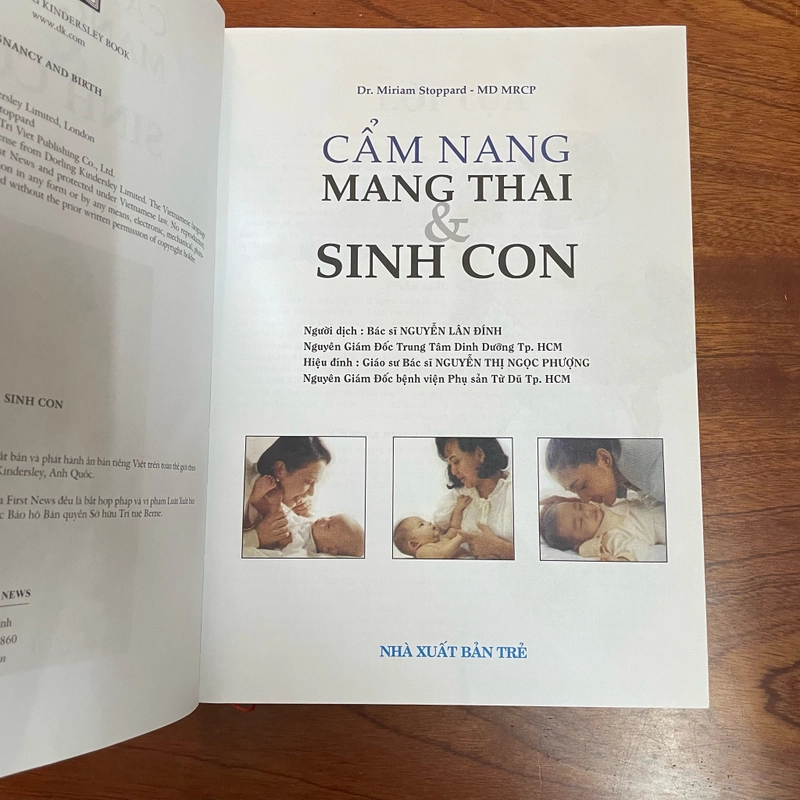 II Sách DK: Cẩm Nang Mang Thai Và Sinh Con - Dr. Miriam Stoppard - 2014 475667
