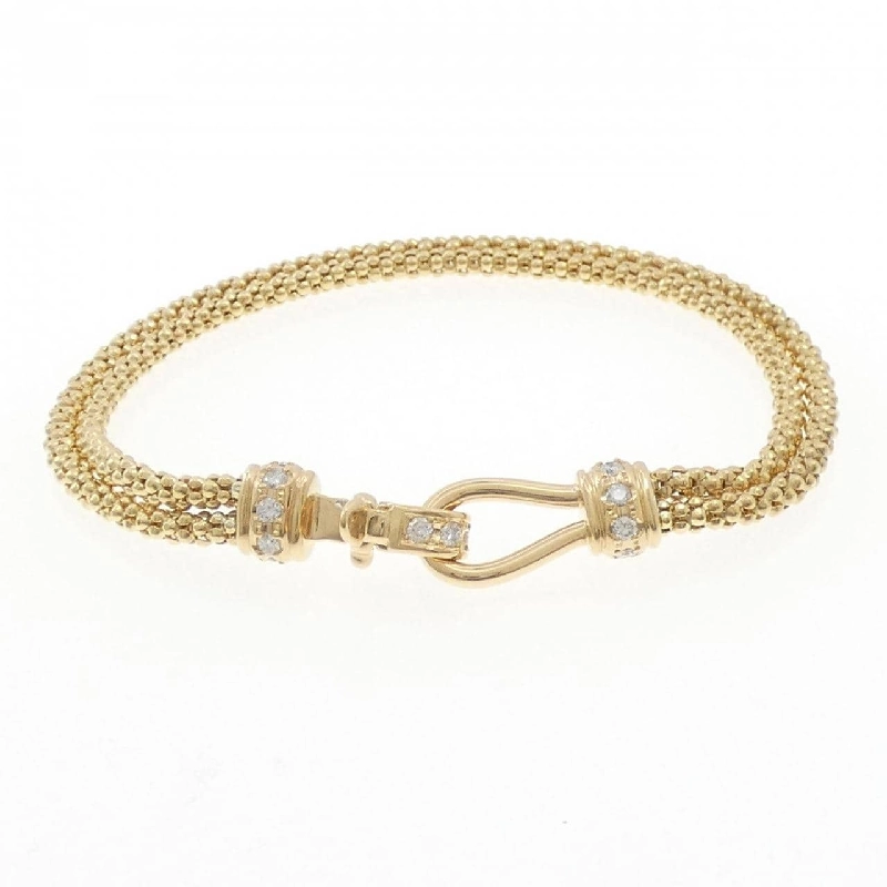 K18YG Vòng tay kim cương 0.32CT - Hàng hiệu Chính hãng 873252