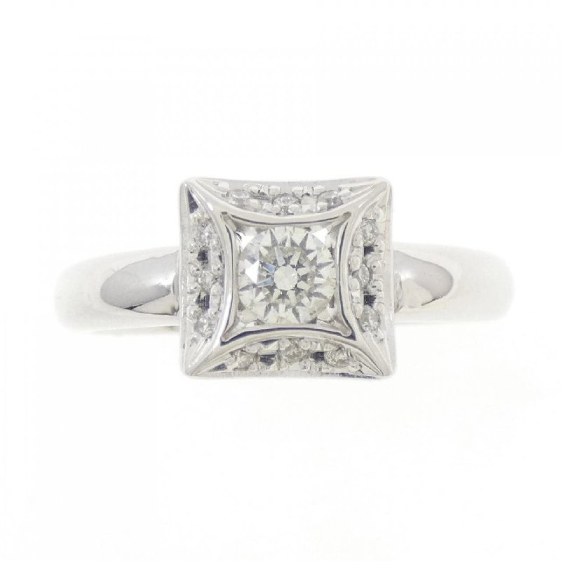 Nhẫn kim cương K18WG 0.20CT 671838