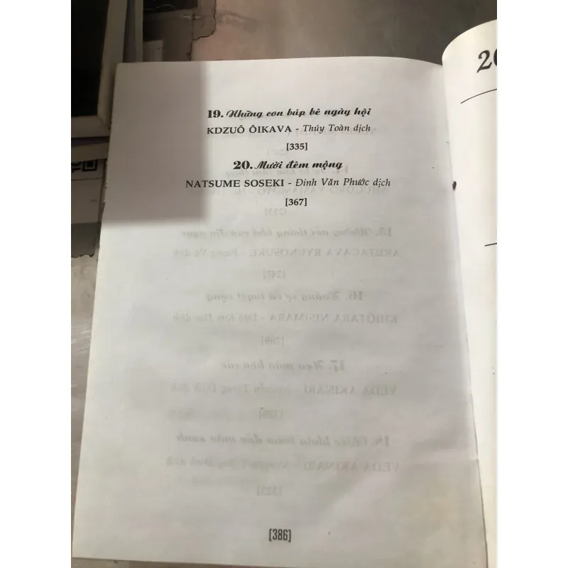 20 truyện ngắn đặc sắc Nhật Bản 977699