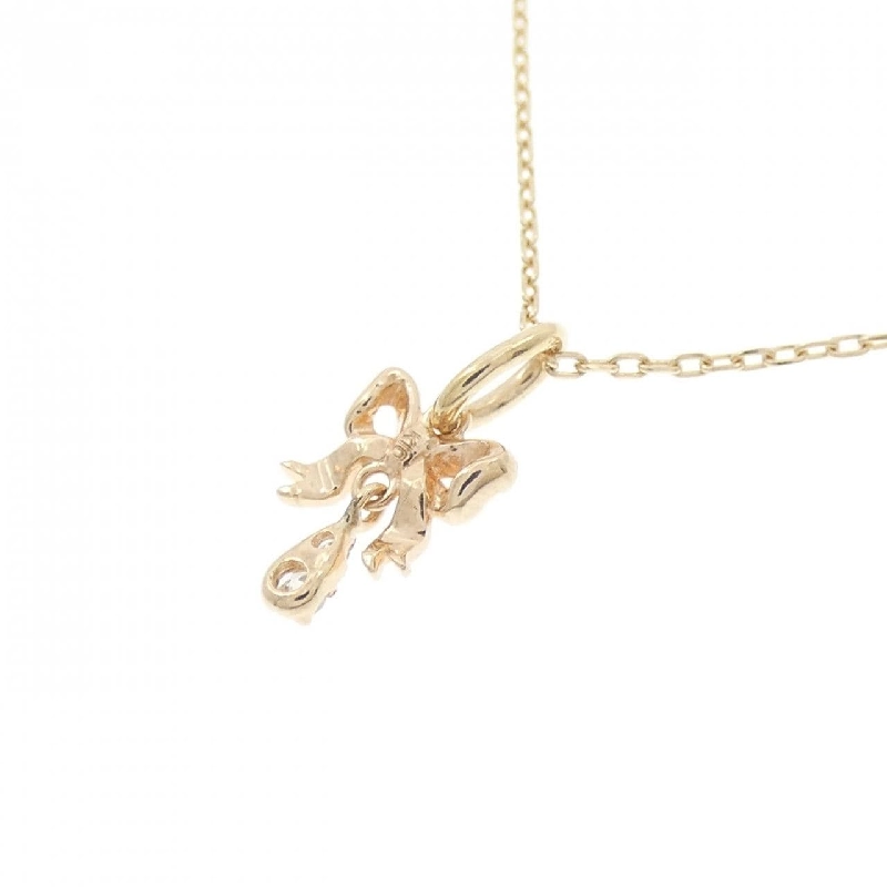 K10YG Ruy băng Dây chuyền kim cương - Hàng hiệu Chính hãng 857885