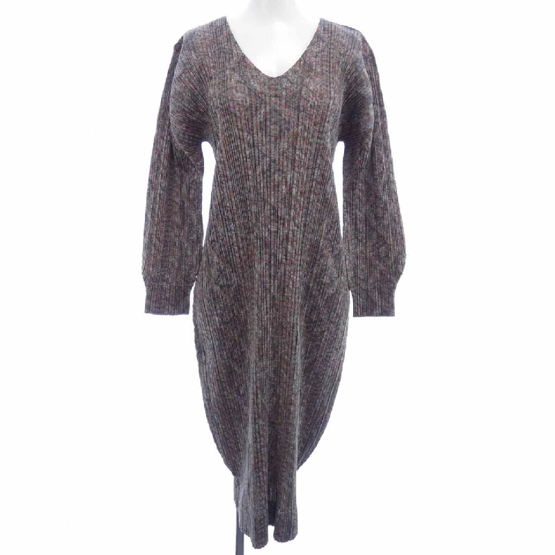 Pleats Please 2009 Áo đầm in họa tiết len chuyển giao PP93-JH463 7564082 - Hàng hiệu Chính hãng 815489