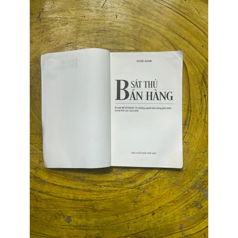 SÁT THỦ BÁN HÀNG - MINH ADAM 722899