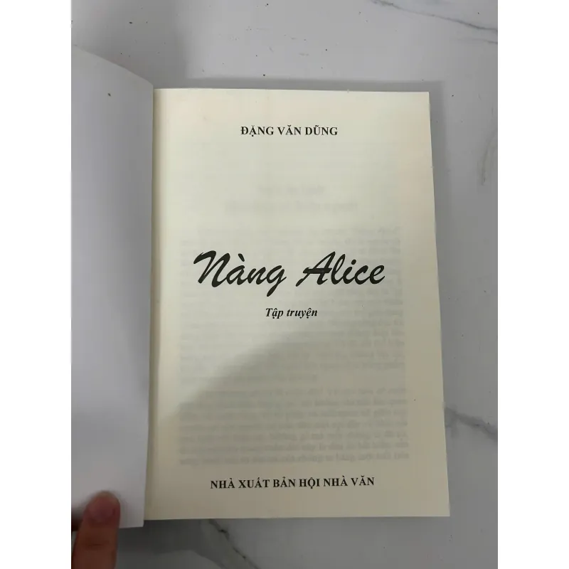 Nàng Alice - Đặng Văn Dũng 781153