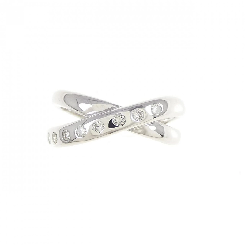 Nhẫn nhẫn hồng kim cương K18WG 0.10CT 672861