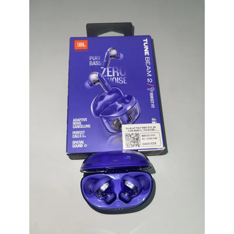 Tai nghe JBL TWS Beam 2 - Tím bản trong suốt 958205