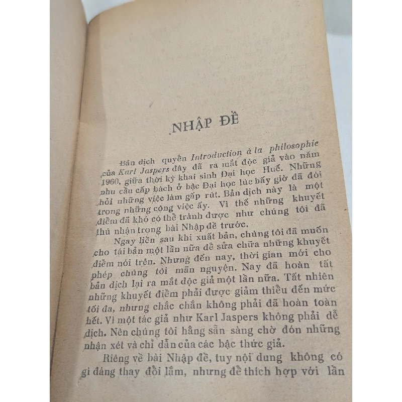 Triết học nhập môn - Karl Jaspers 183007