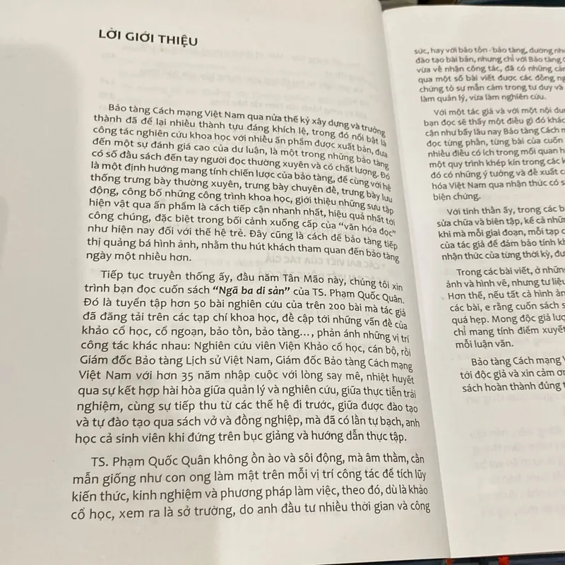 NGÃ BA DI SẢN, Phạm Quốc Quân, bản bìa cứng (XB 2011) 732979