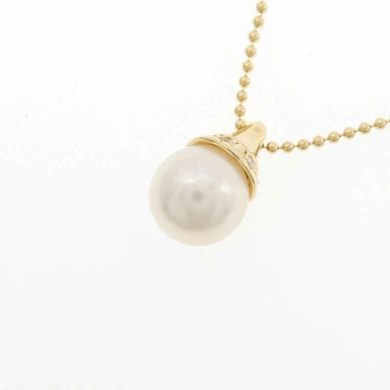 K18YG Ngọc trai Akoya Dây chuyền 7.2mm - Hàng hiệu Chính hãng 856825