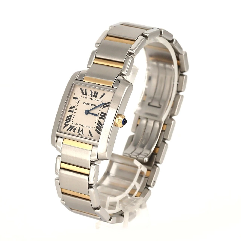 Cartier Tank Française MM Combi W51006Q4 SSxYG Quartz - Hàng hiệu Authentic 876239