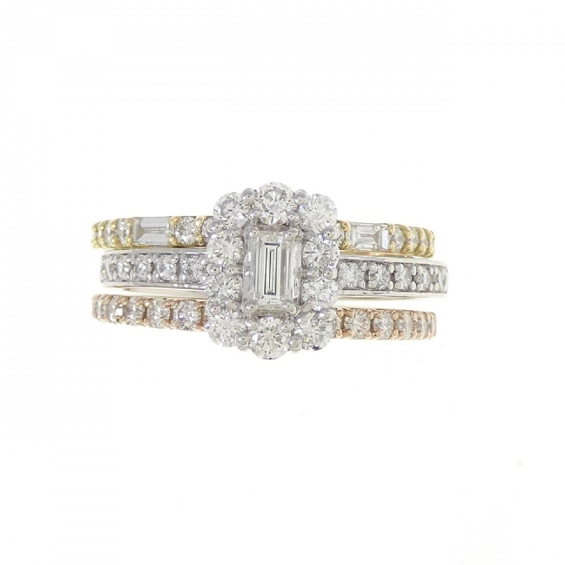 【Sản phẩm mới】Nhẫn kim cương PT900/K18YG/K18PG 0.50CT 671717