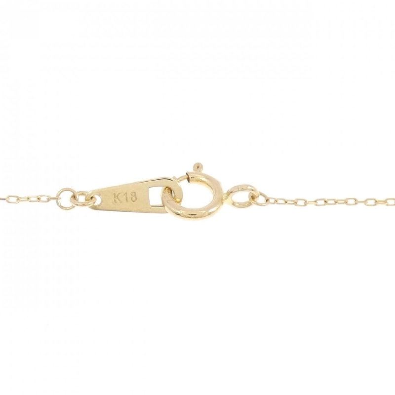 K18YG Dây chuyền kim cương chéo 0.03CT - Hàng hiệu Chính hãng 856988