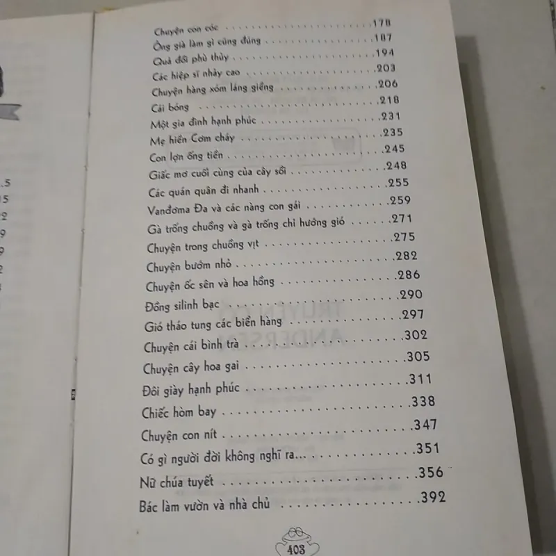 Sách Cũ - Truyện Cổ Andersen (Bìa Cứng) 1005844