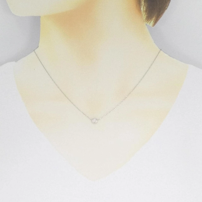 K18WG Dây chuyền kim cương - Hàng hiệu Authentic 866613