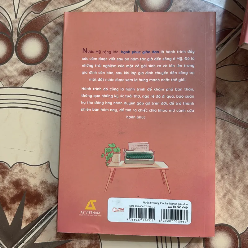 Sách Nước Mỹ rộng lớn Hạnh phúc giản đơn 934694
