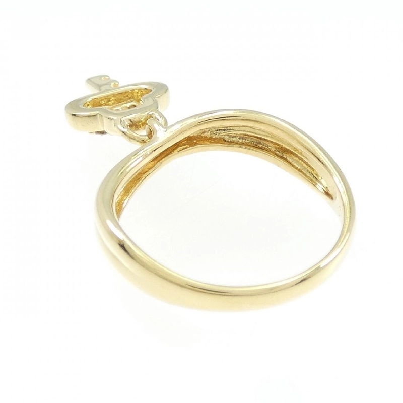 Nhẫn kim cương K18YG 0.10CT 670485