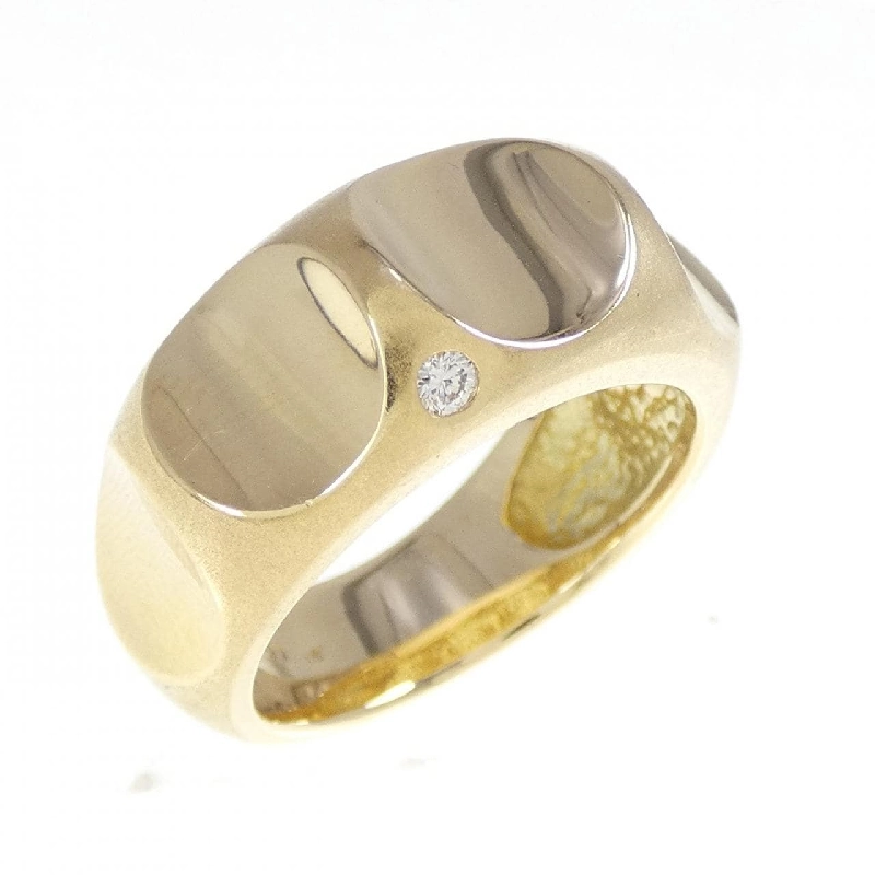 Nhẫn kim cương 750YG 0.055CT 670746